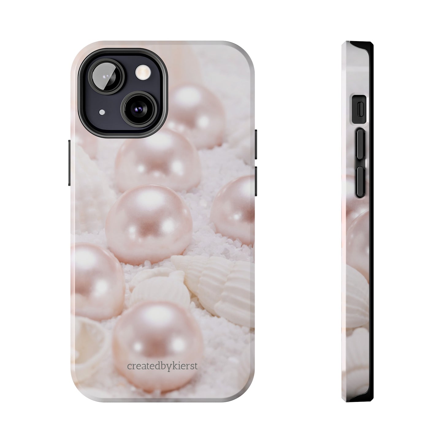 Pink Pearls and Seashells iPhone Case