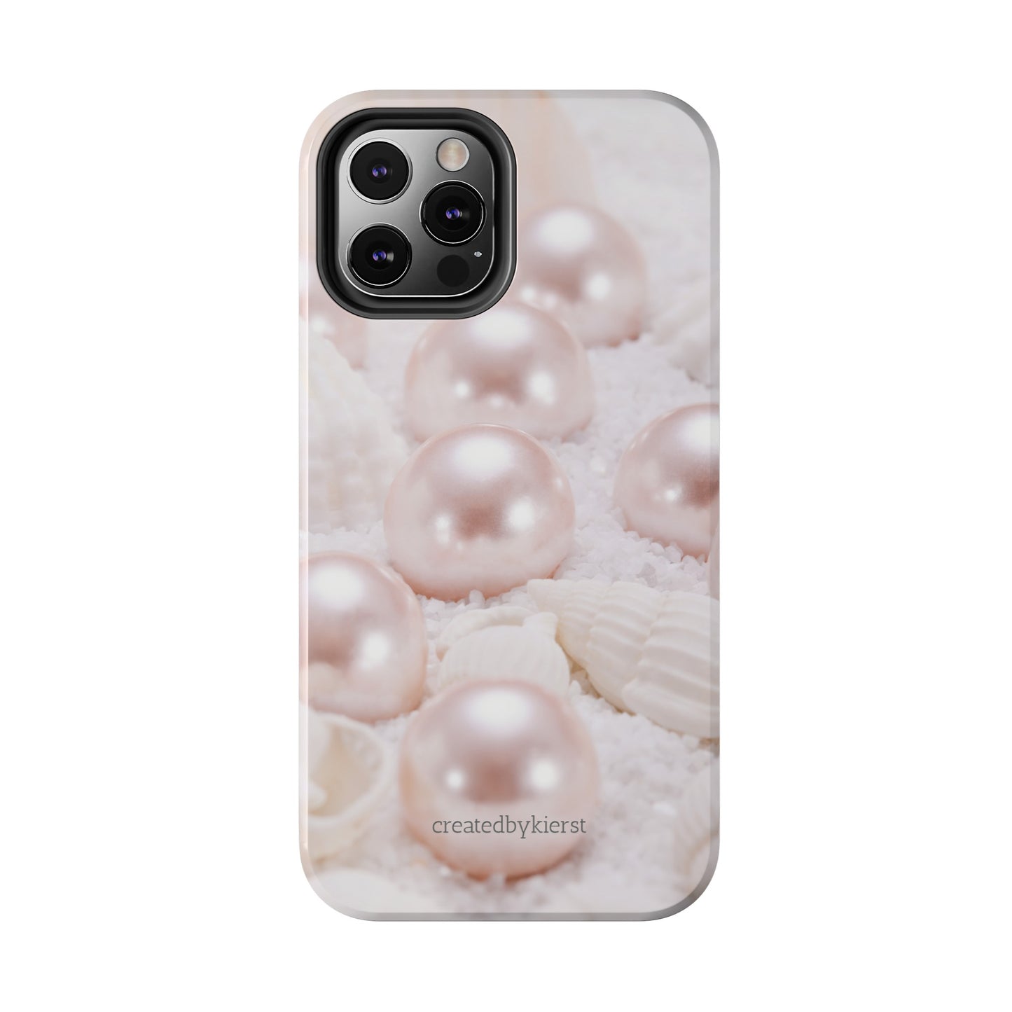 Pink Pearls and Seashells iPhone Case