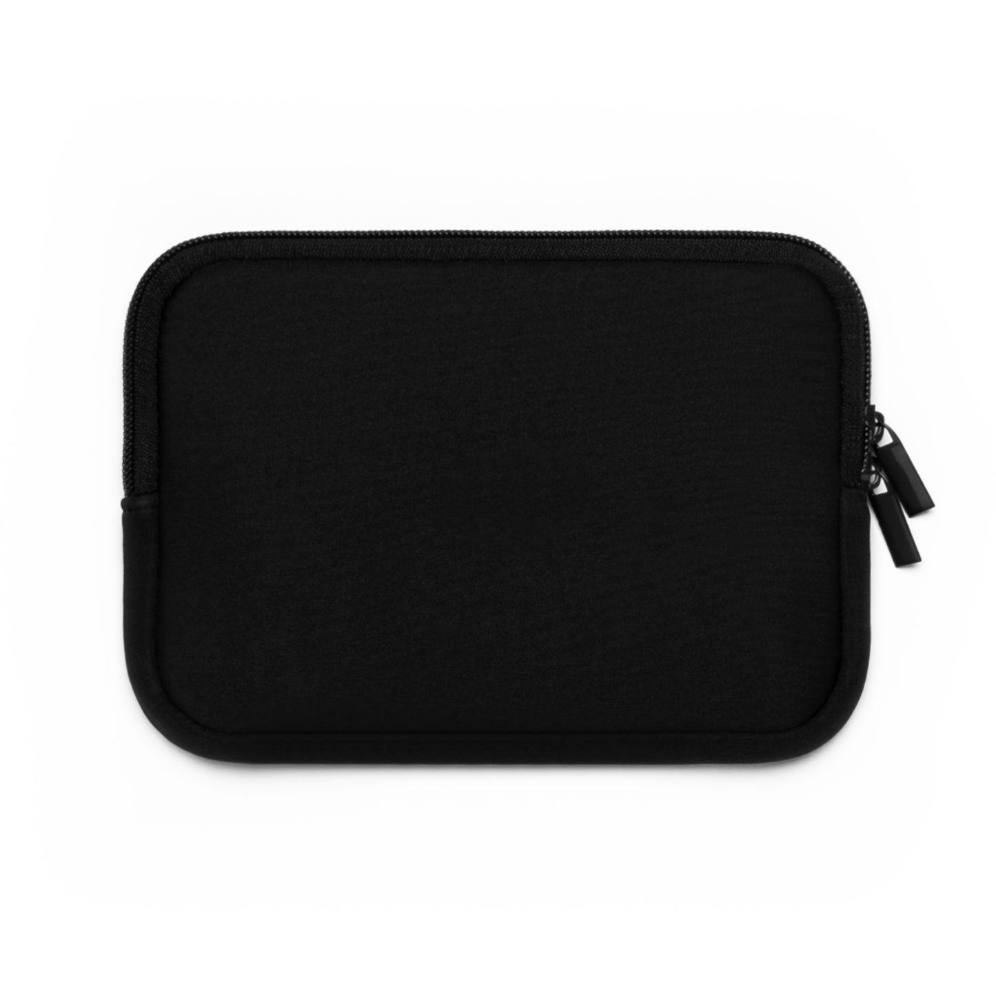 Grey on Black Leopard Laptop Sleeve