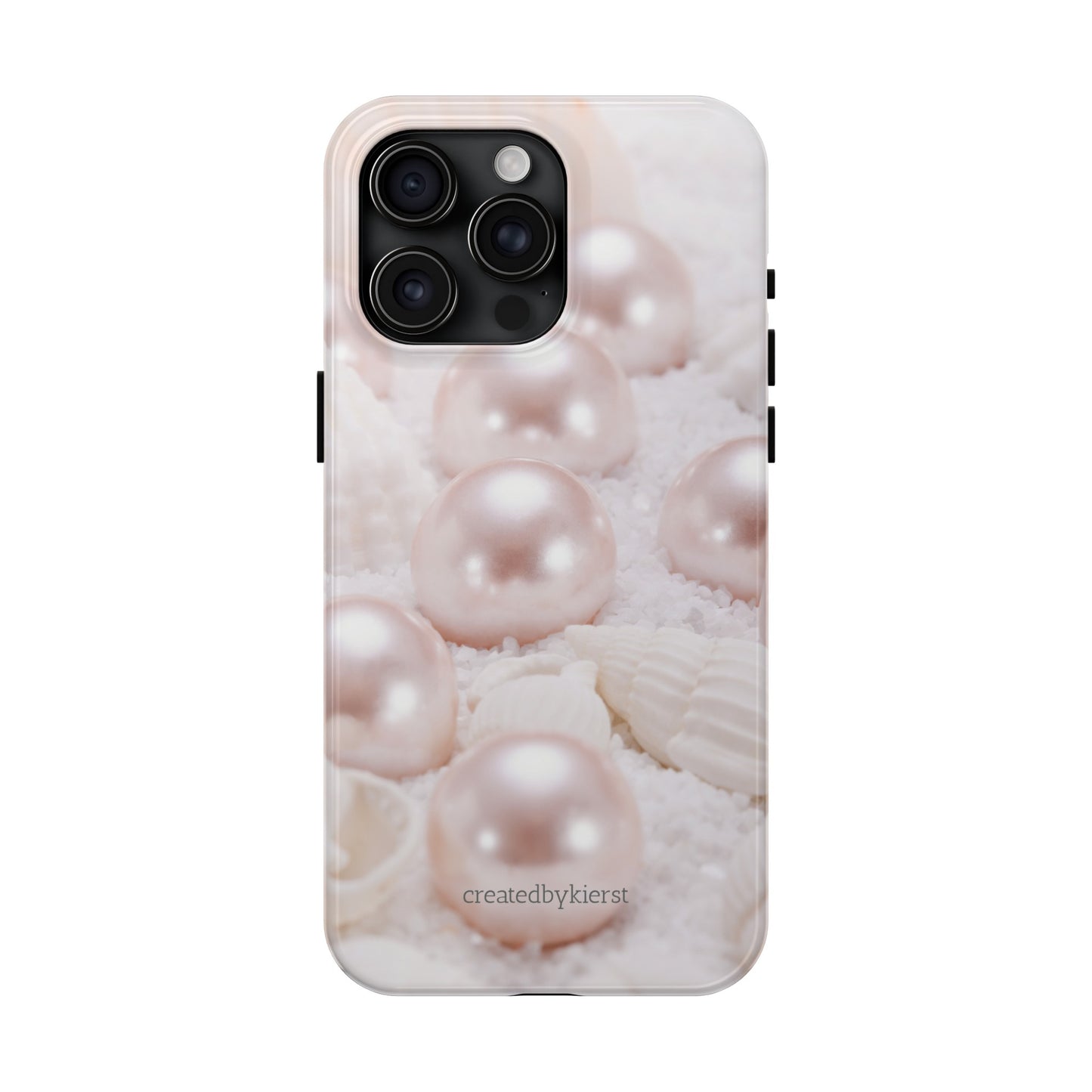 Pink Pearls and Seashells iPhone Case