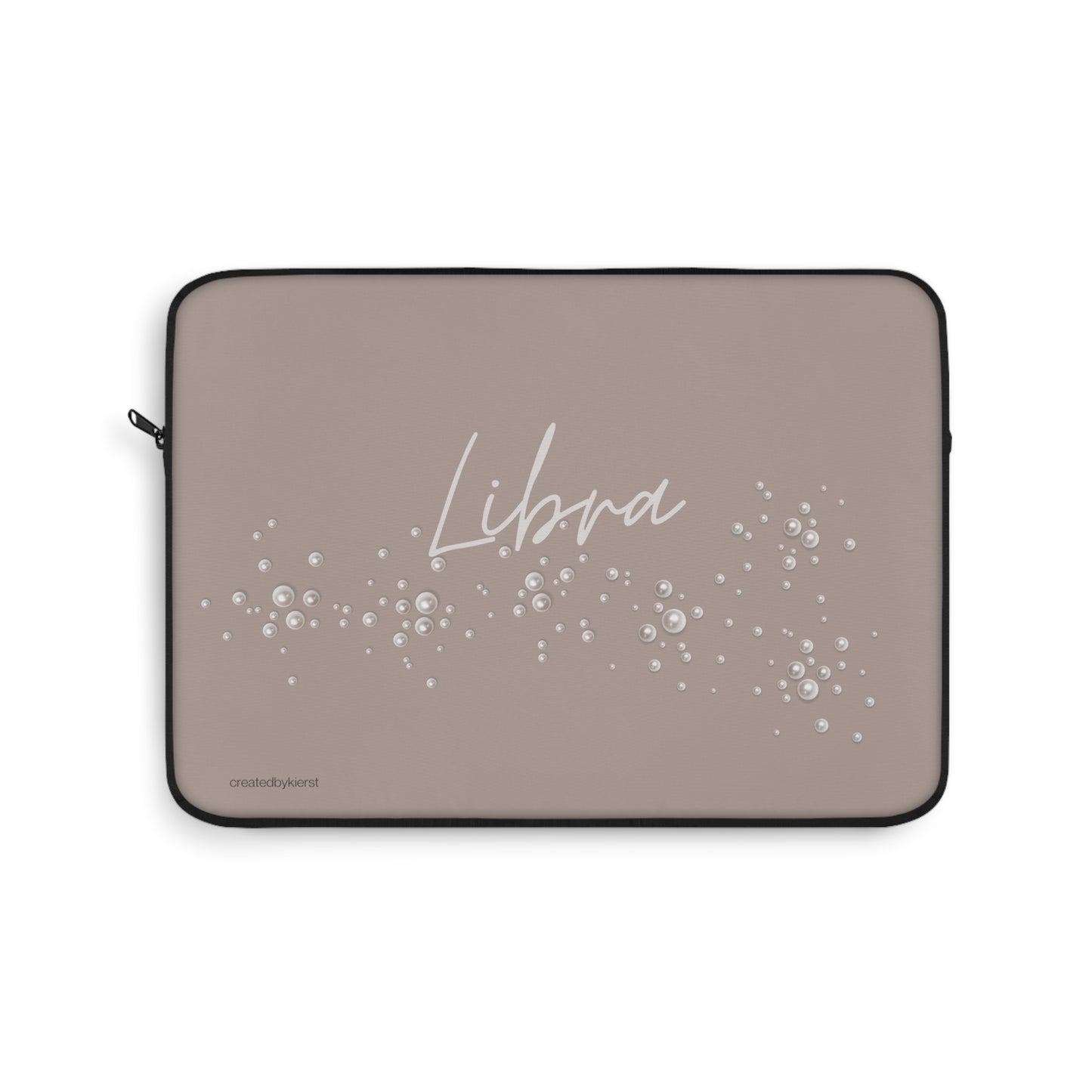 Libra and Pearls Laptop Sleeve