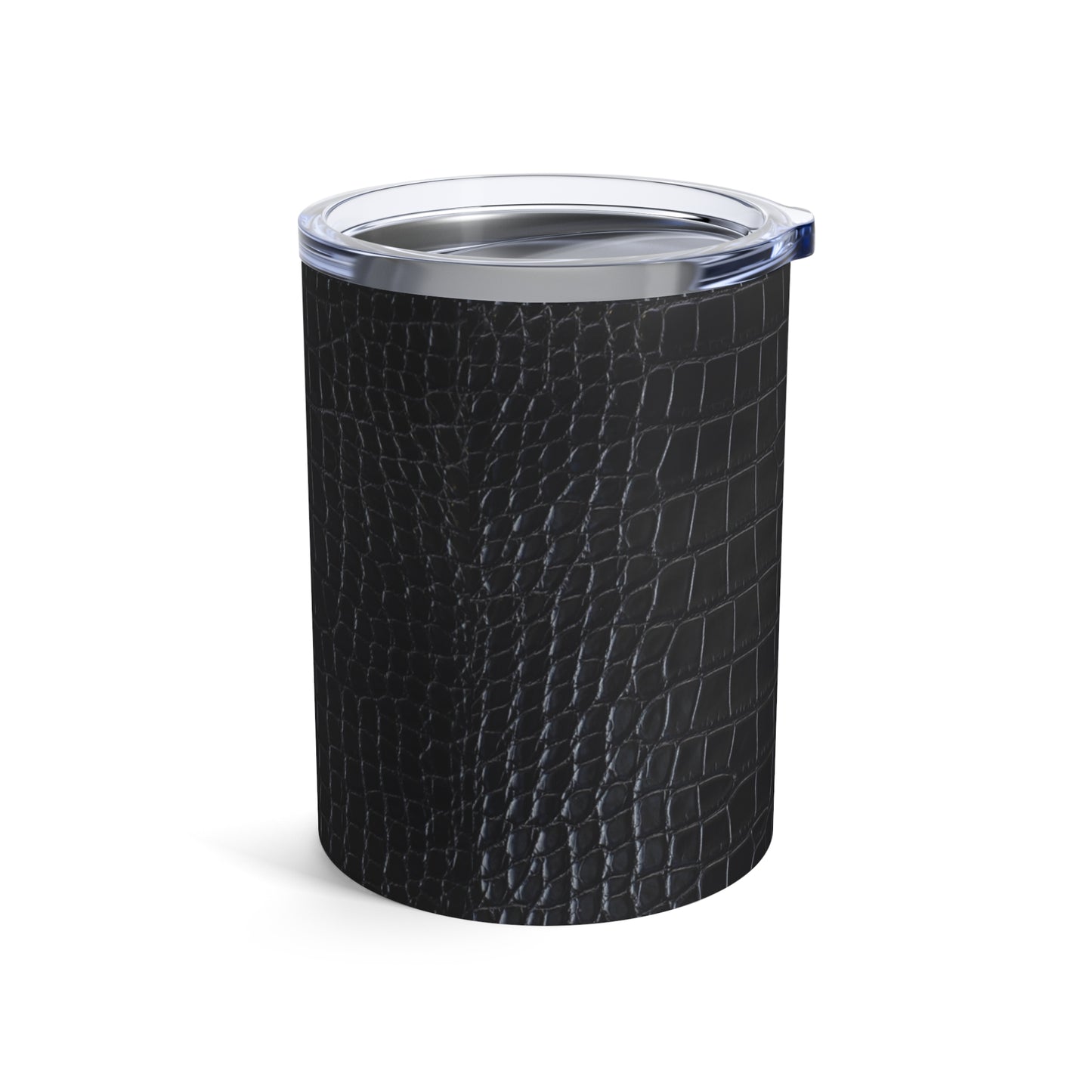 Black Crocodile Print Tumbler 10oz