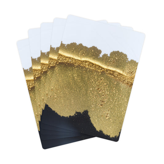 Gold Foil Poker Cards