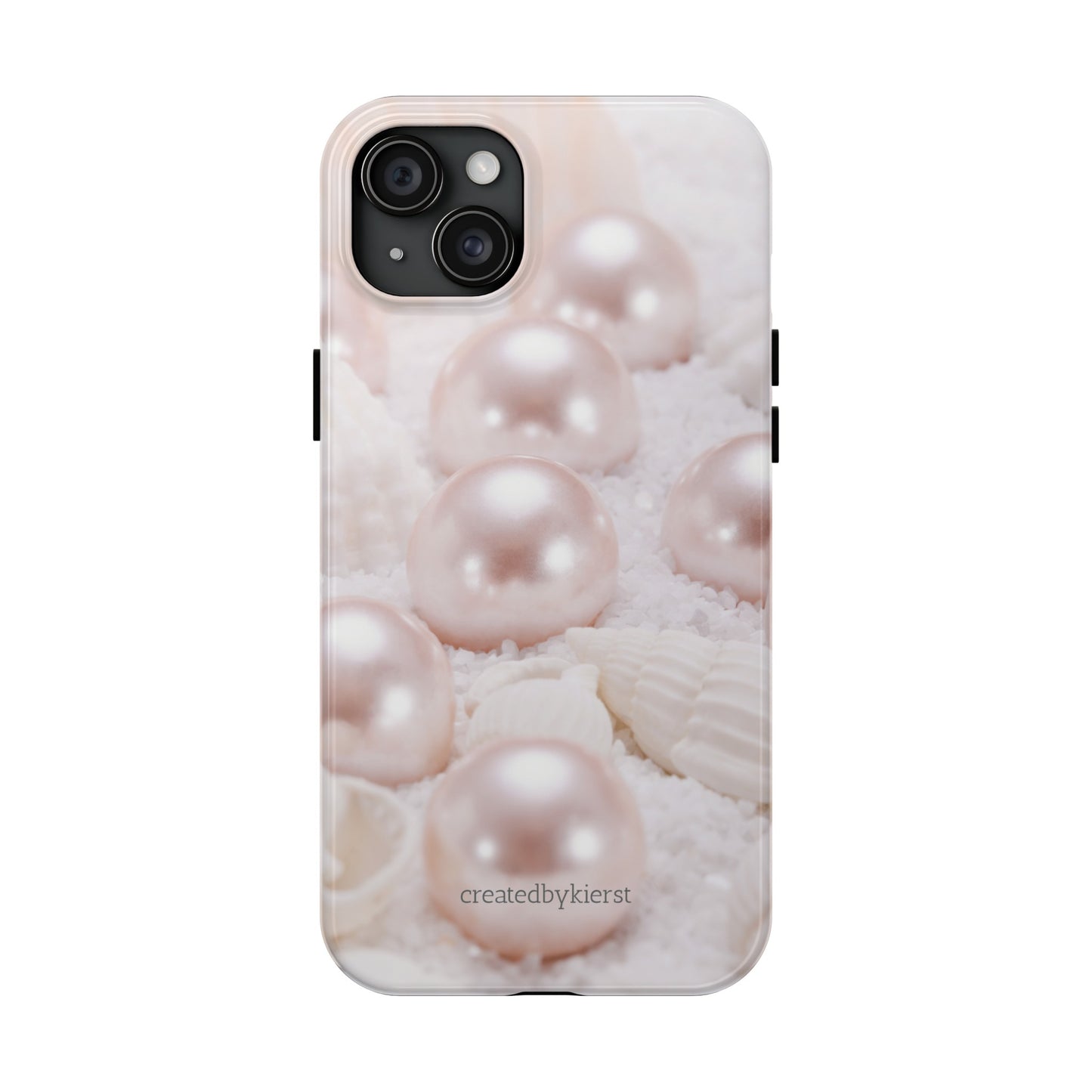 Pink Pearls and Seashells iPhone Case