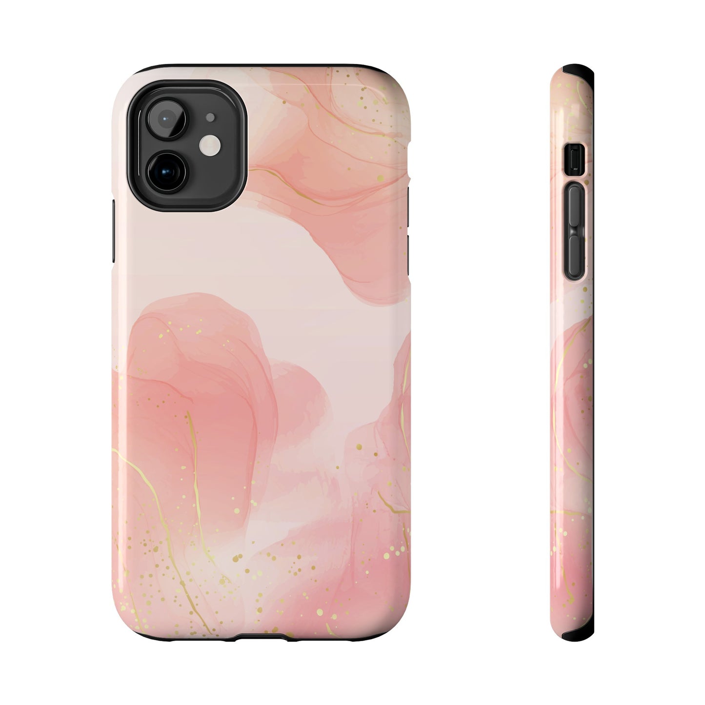 Pink and Gold iPhone Case