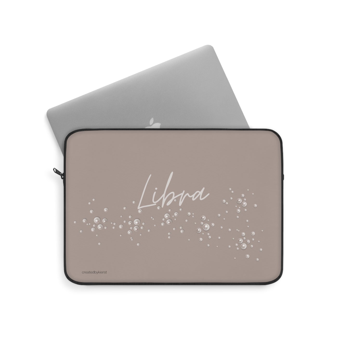 Libra and Pearls Laptop Sleeve