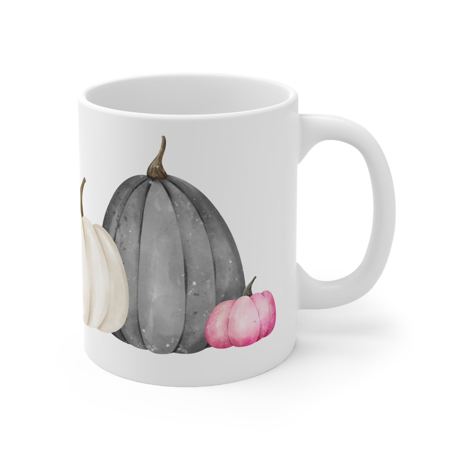 Watercolor Pumpkin Ceramic Mug 11oz