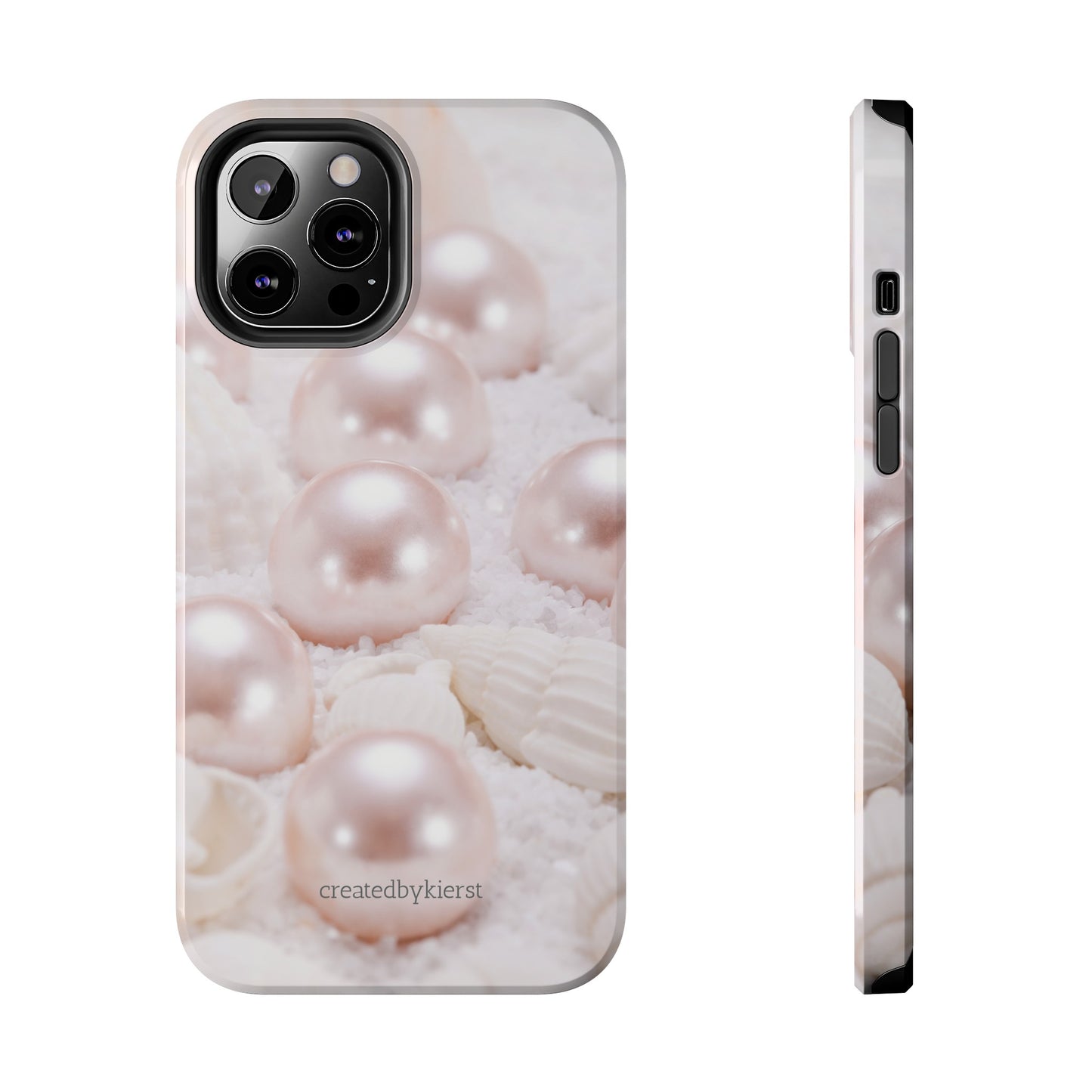 Pink Pearls and Seashells iPhone Case