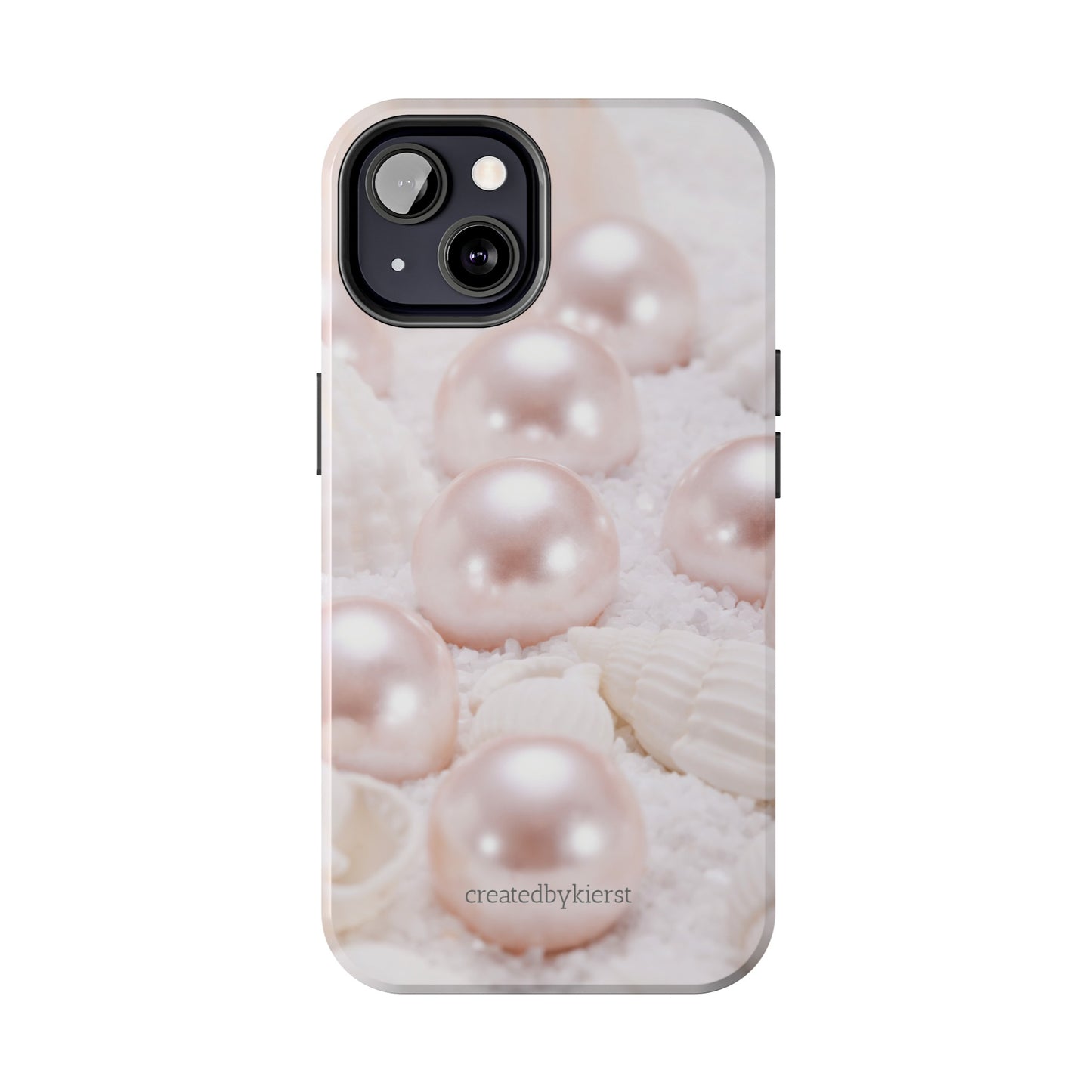 Pink Pearls and Seashells iPhone Case