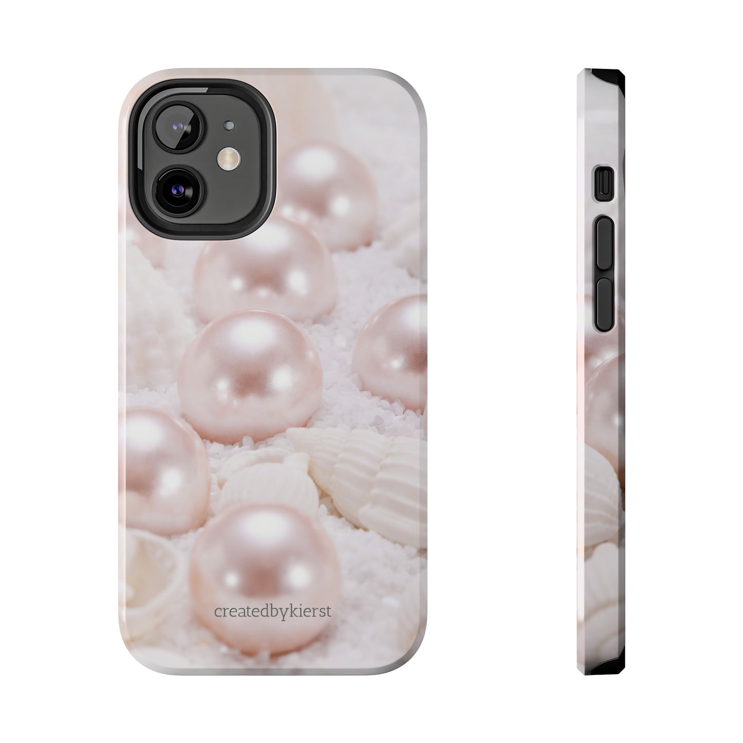 Pink Pearls and Seashells iPhone Case