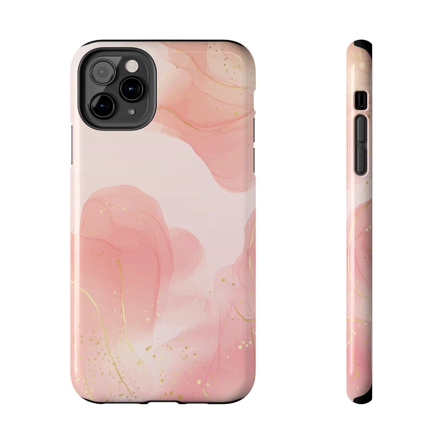 Pink and Gold iPhone Case