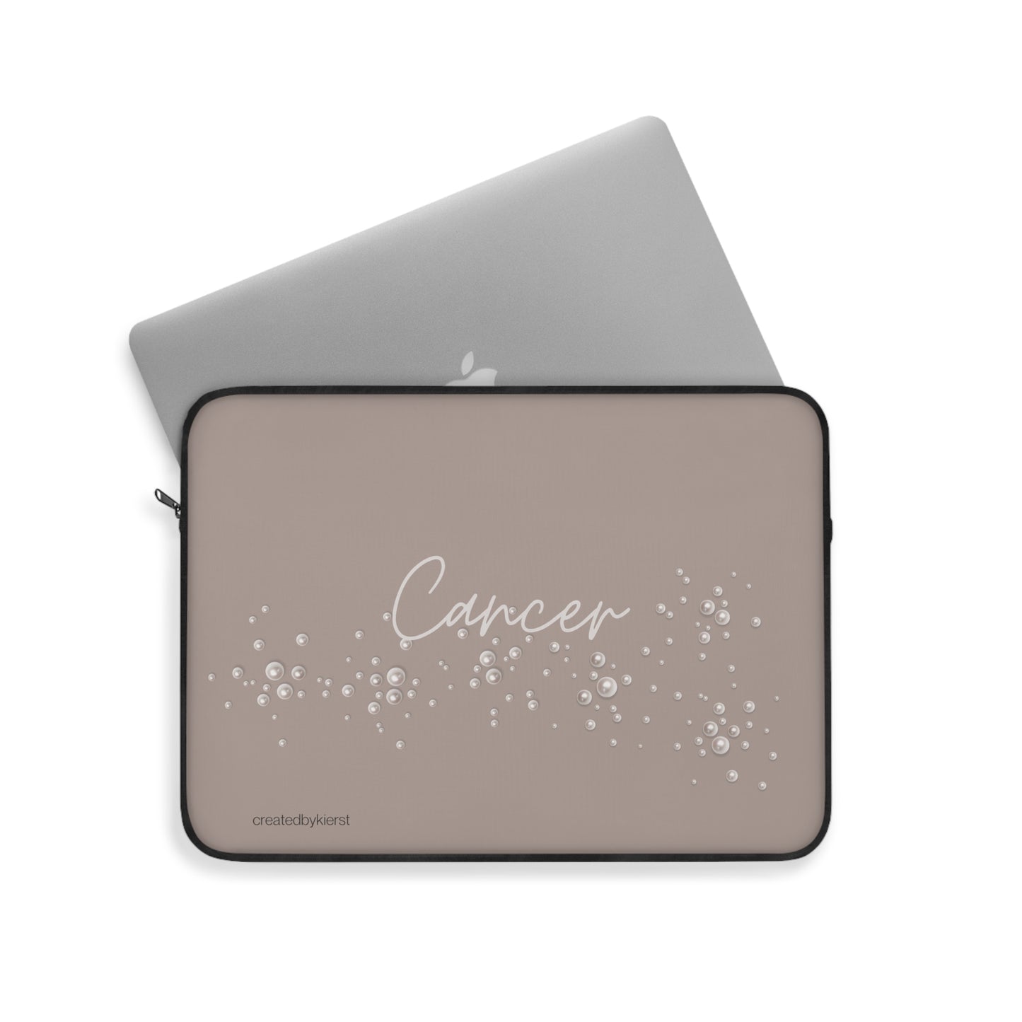 Cancer and Pearls Laptop Sleeve