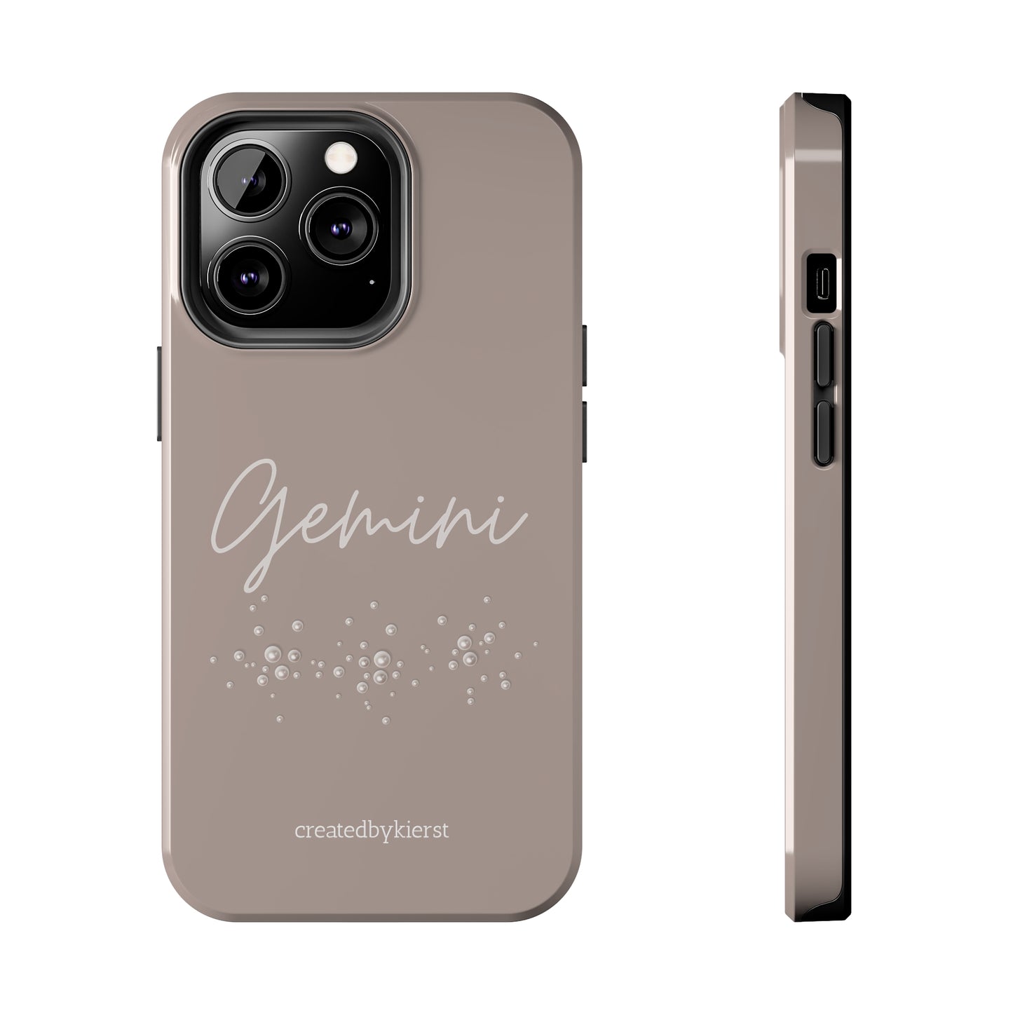 Gemini and Pearls iPhone Case