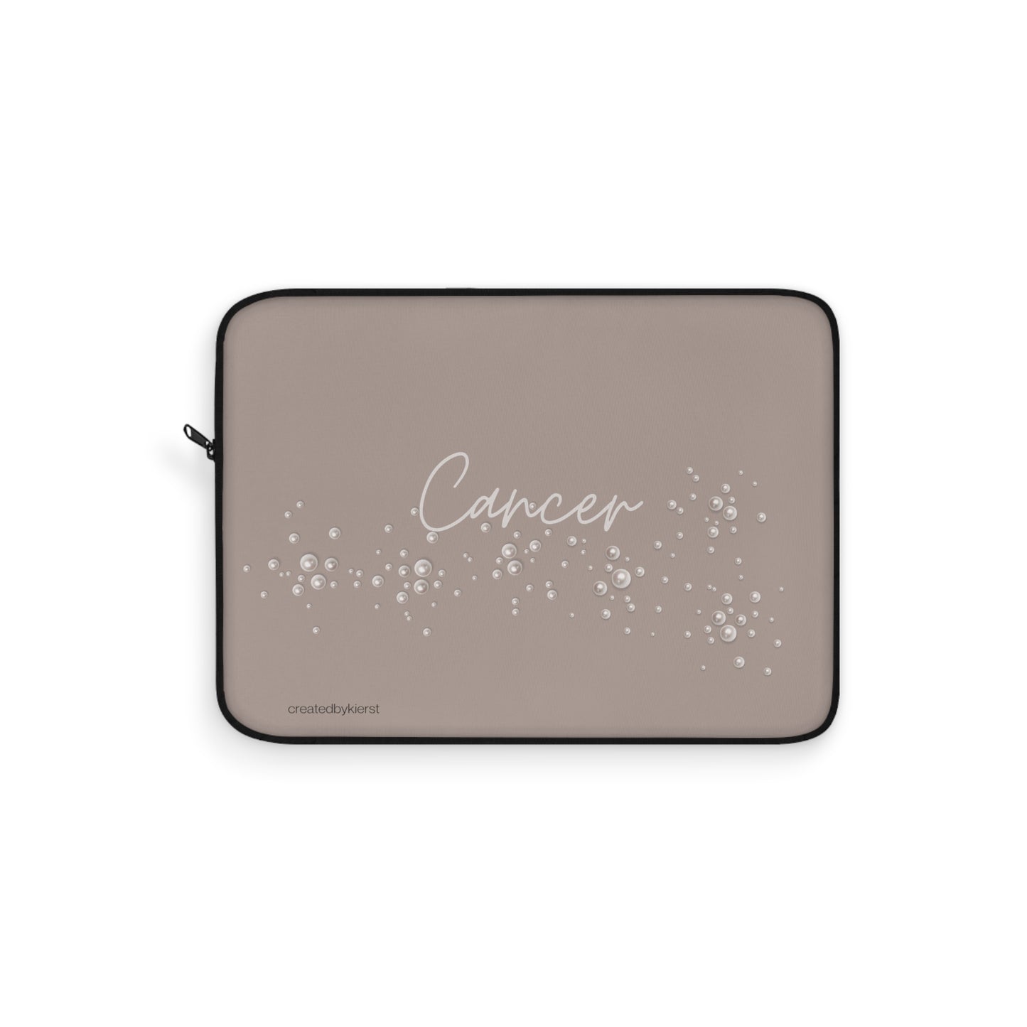 Cancer and Pearls Laptop Sleeve