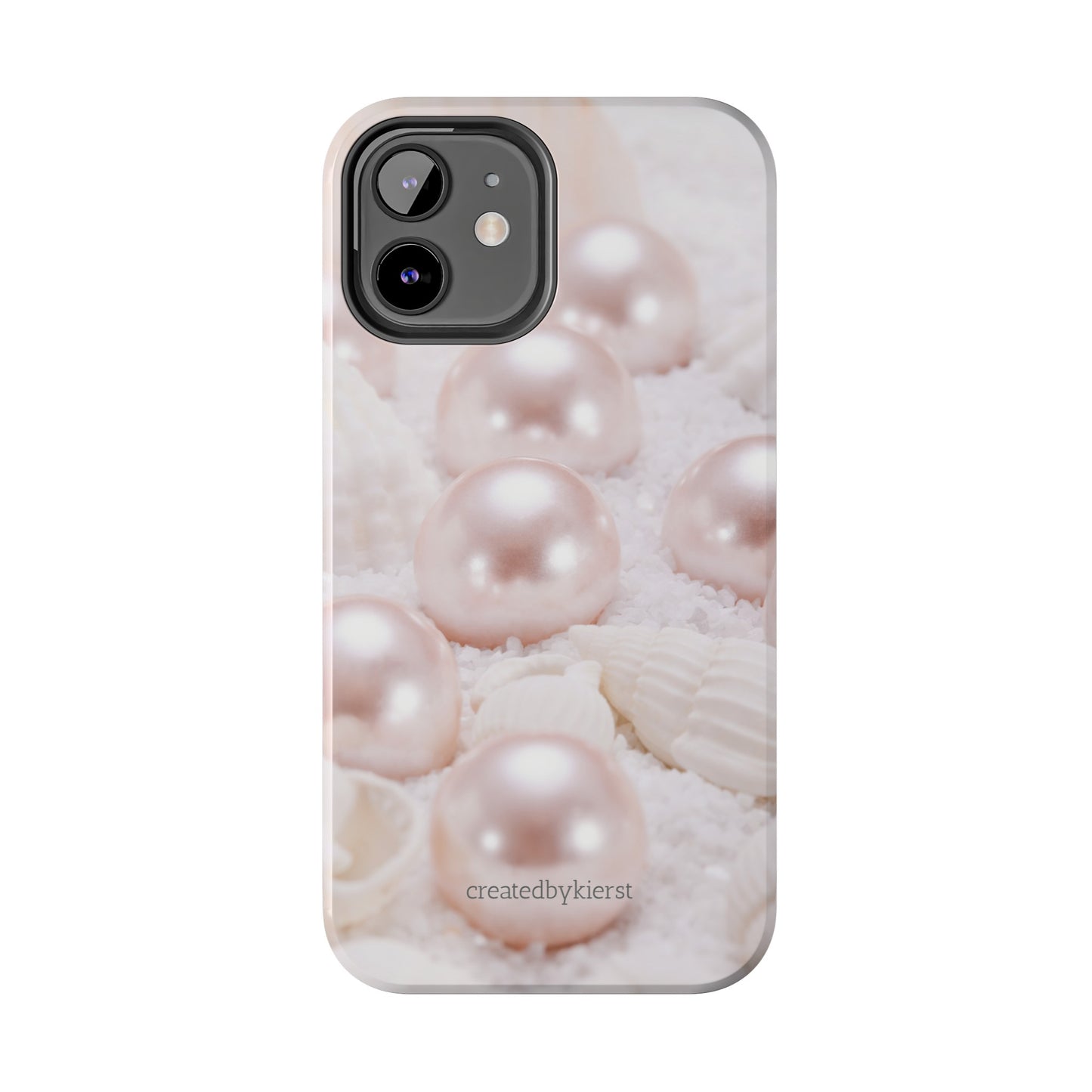 Pink Pearls and Seashells iPhone Case