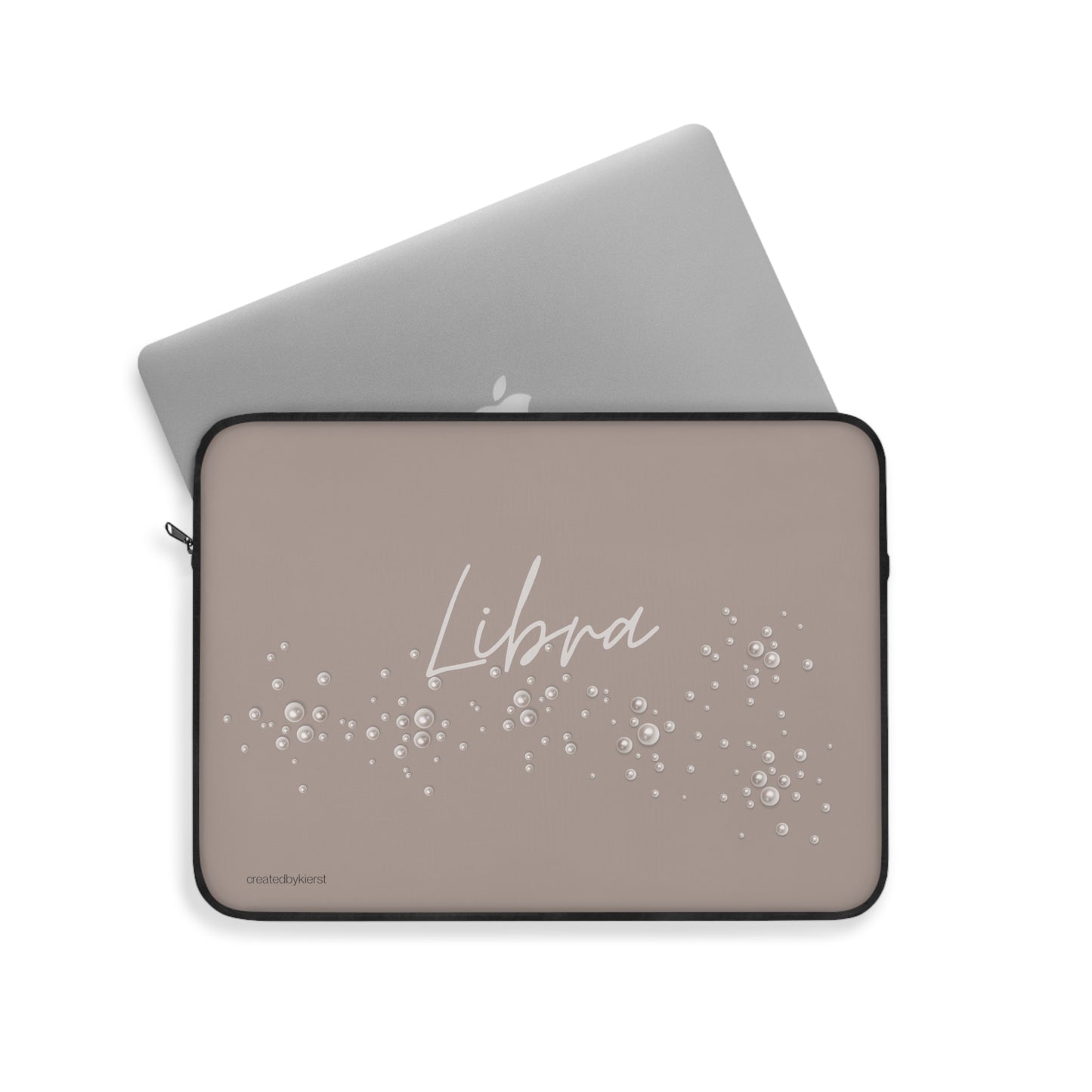 Libra and Pearls Laptop Sleeve