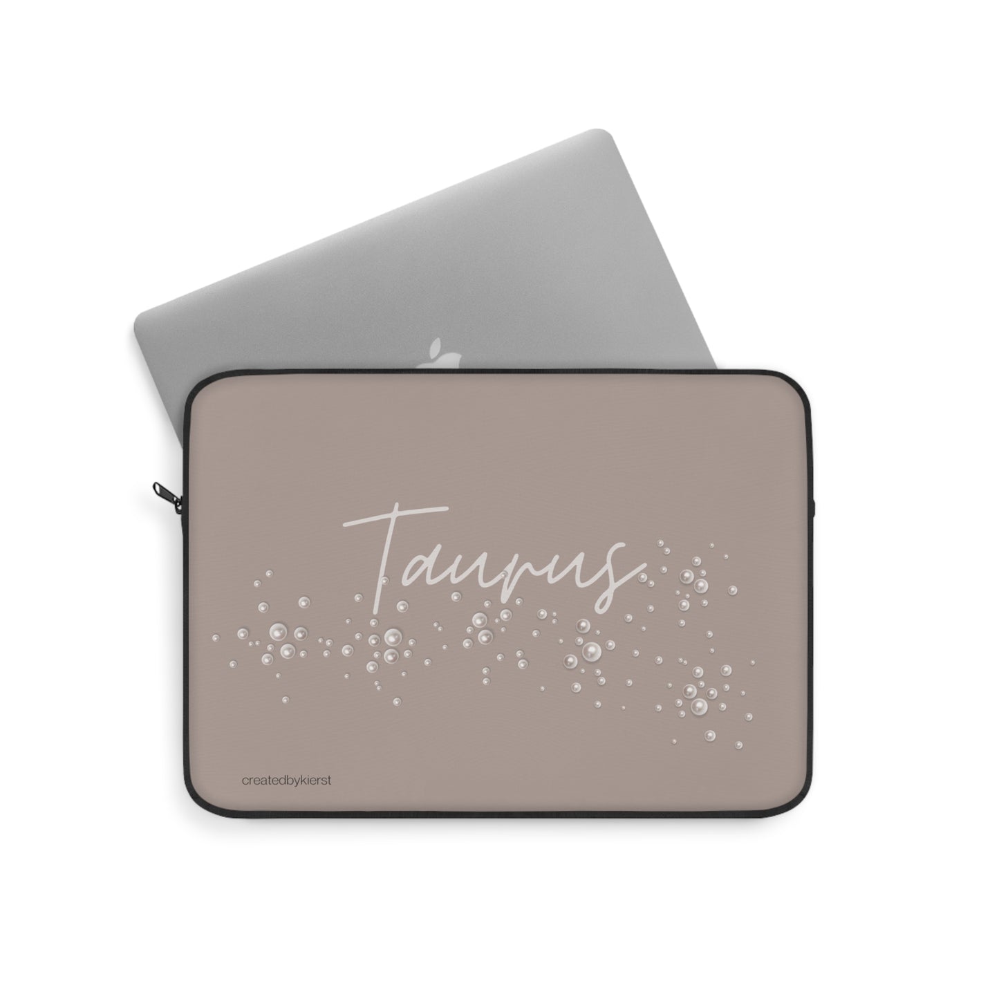 Taurus and Pearls Laptop Sleeve