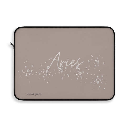 Aries and Pearls Laptop Sleeve