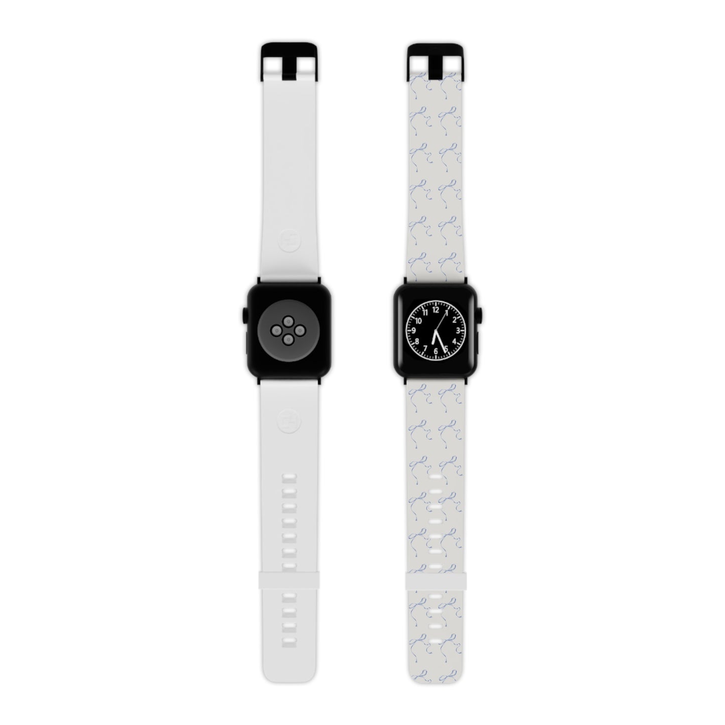 Multiple Thin Blue Bows Apple Watch Band