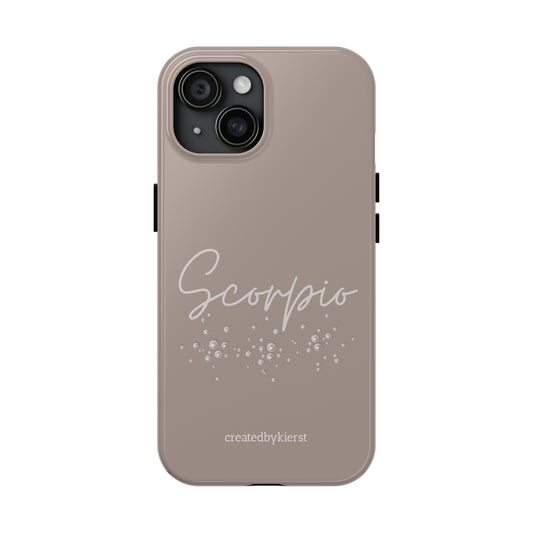 Scorpio and Pearls iPhone Case