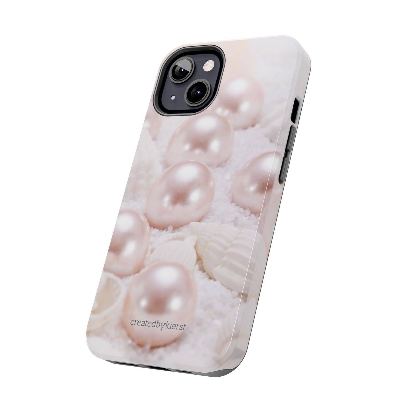 Pink Pearls and Seashells iPhone Case