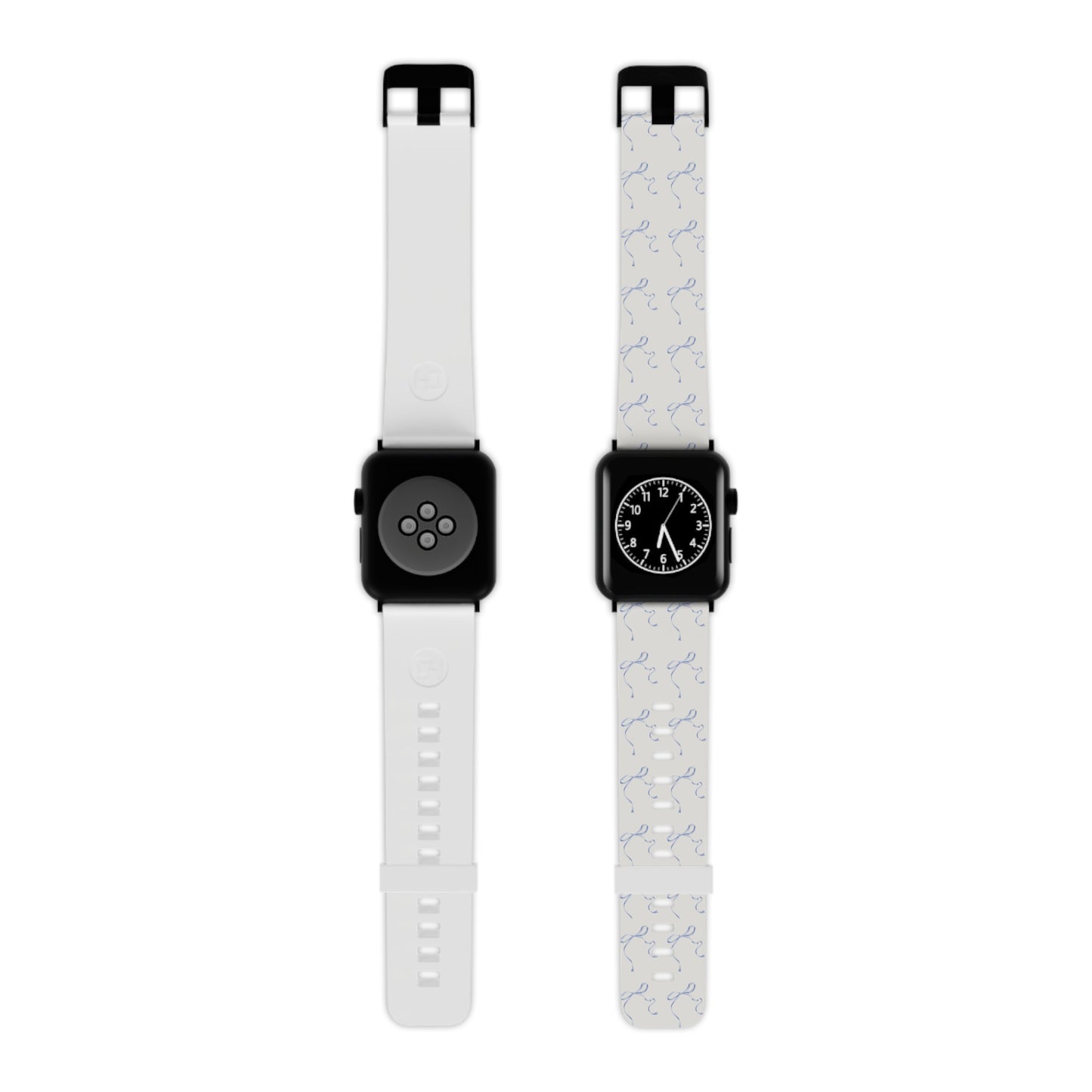 Multiple Thin Blue Bows Apple Watch Band