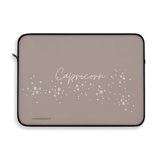 Capricorn and Pearls Laptop Sleeve