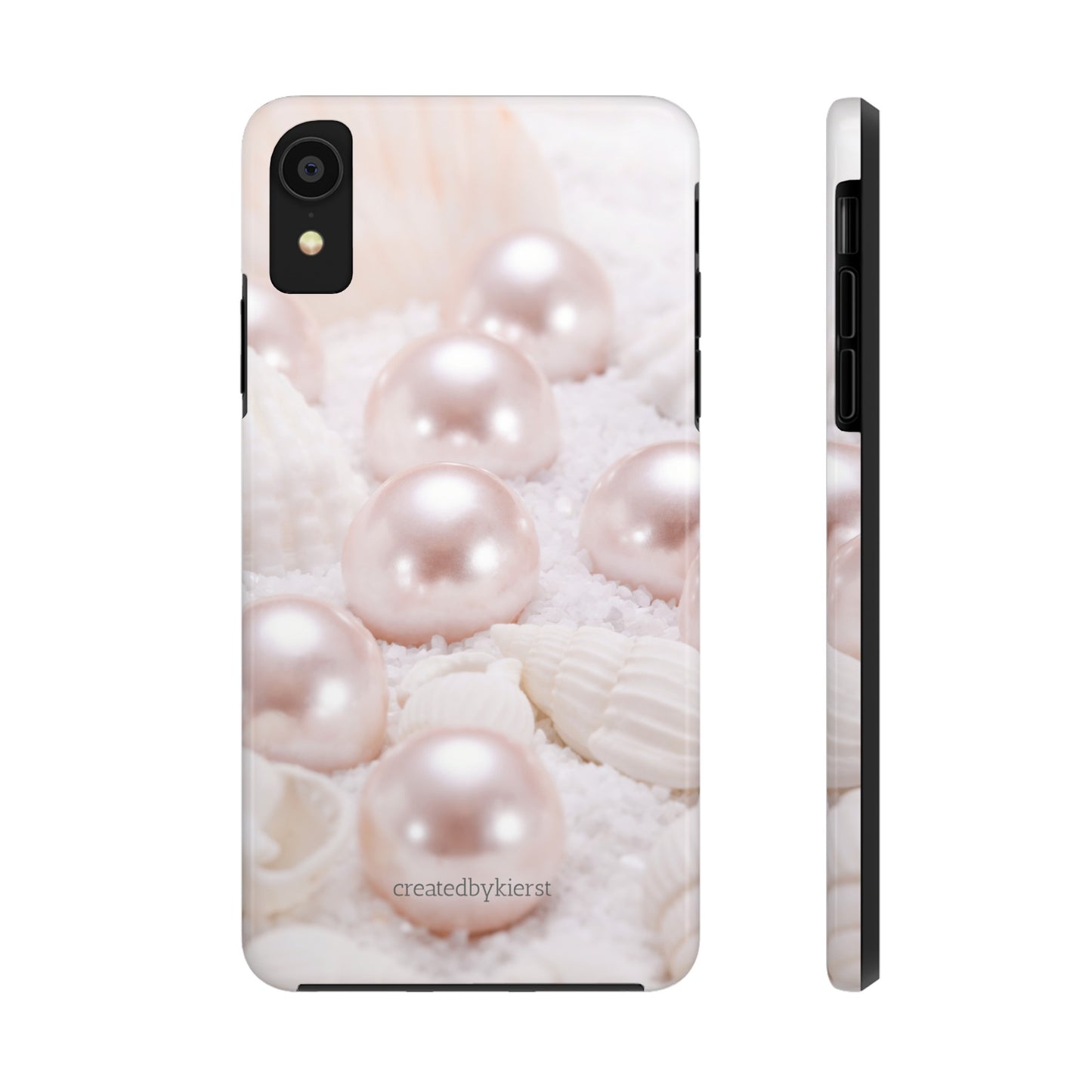 Pink Pearls and Seashells iPhone Case