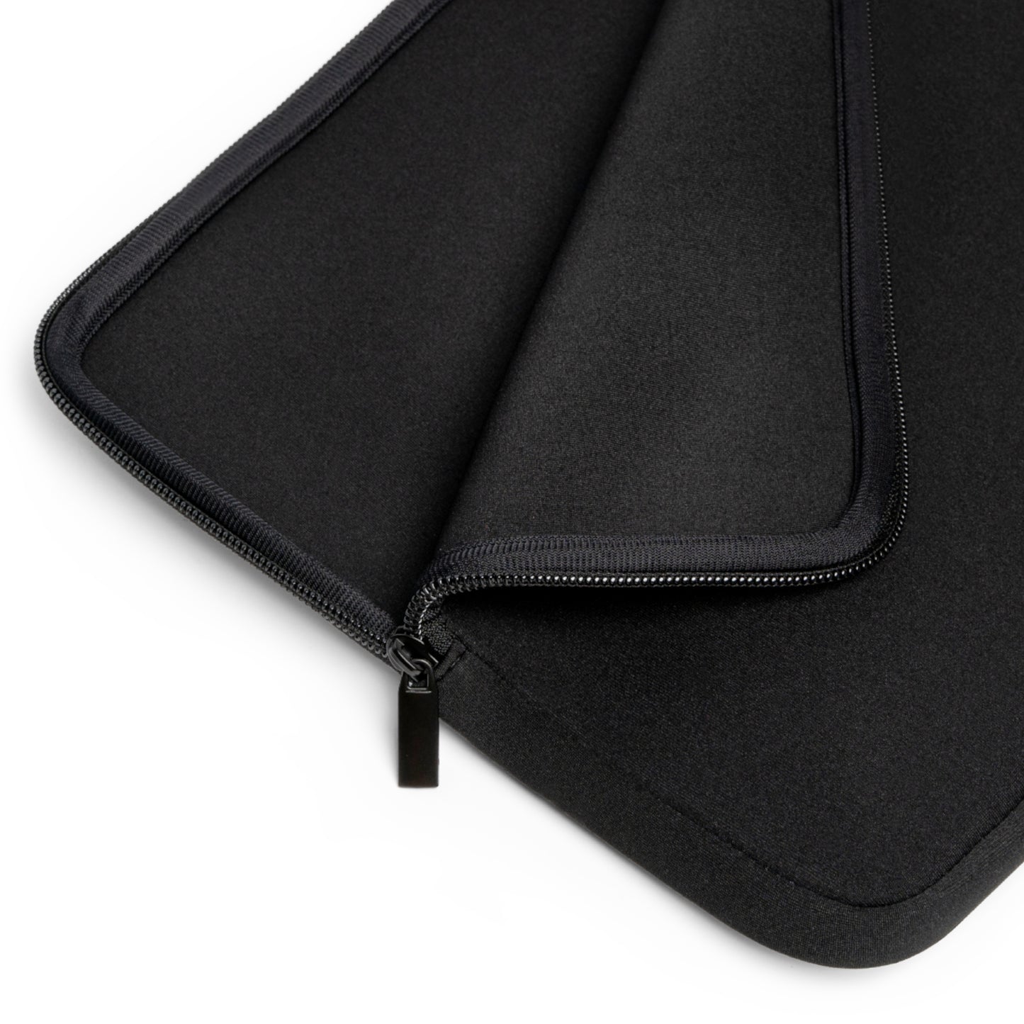 Grey on Black Leopard Laptop Sleeve