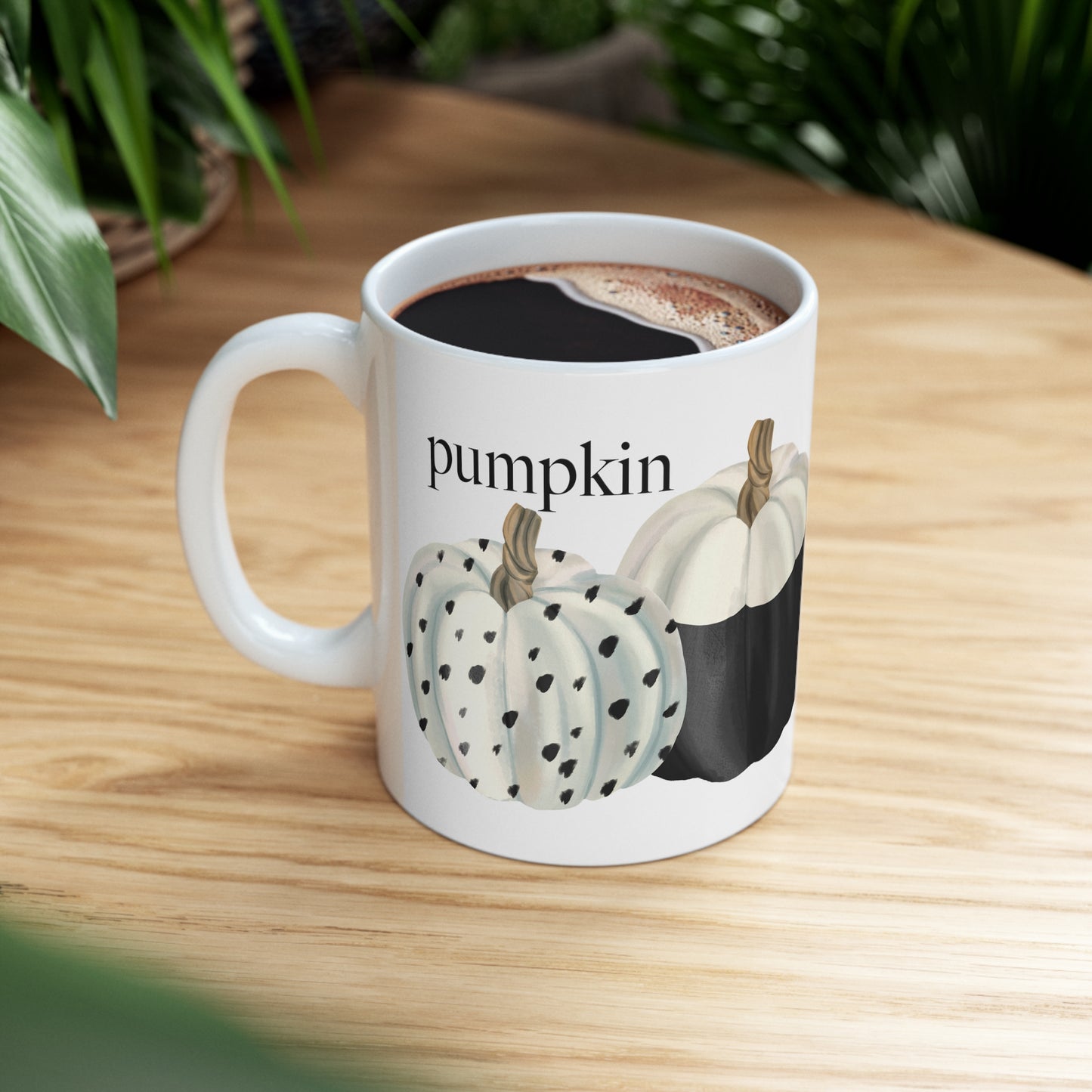 Pumpkin Isn't Seasonal Spooky Ceramic Mug 11oz