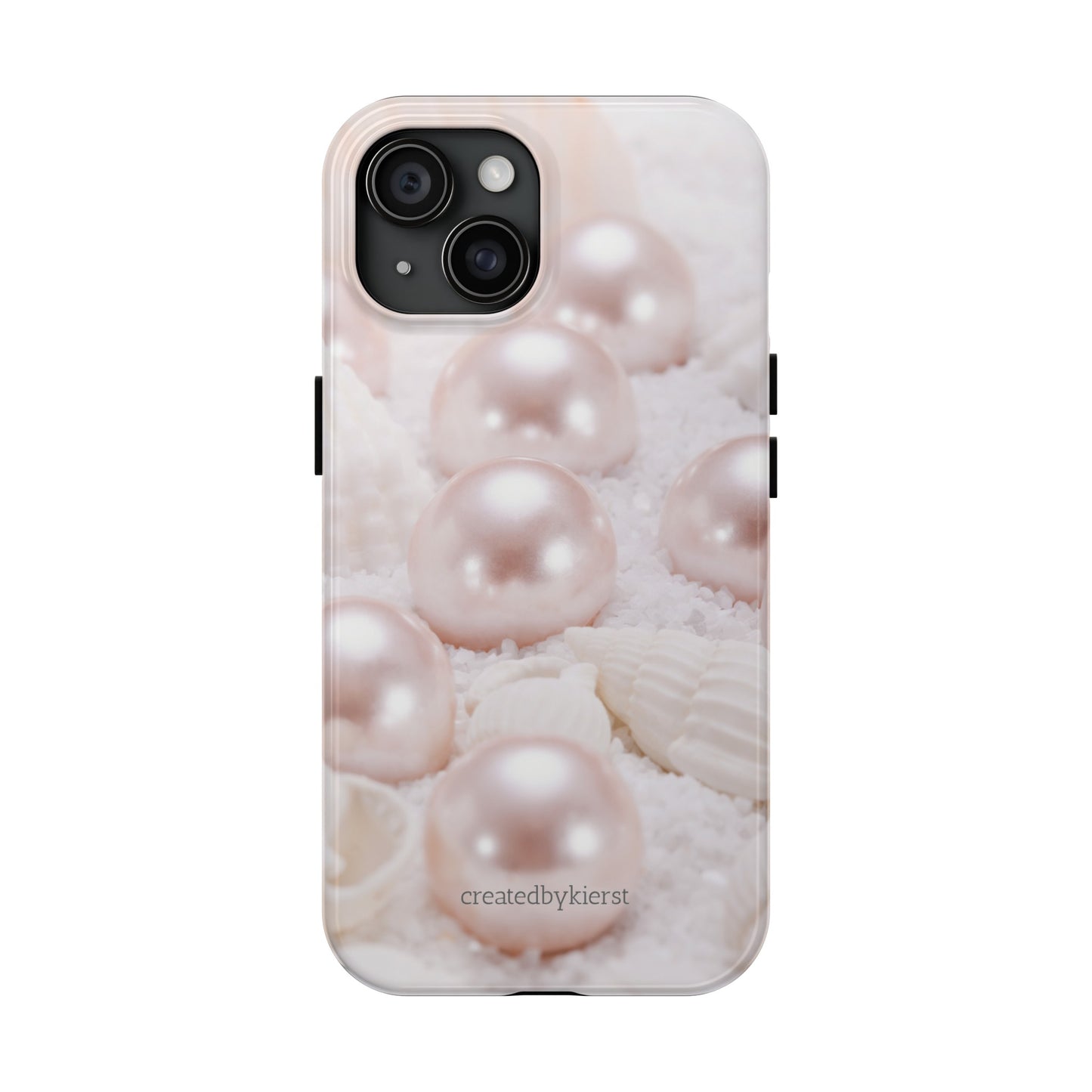 Pink Pearls and Seashells iPhone Case