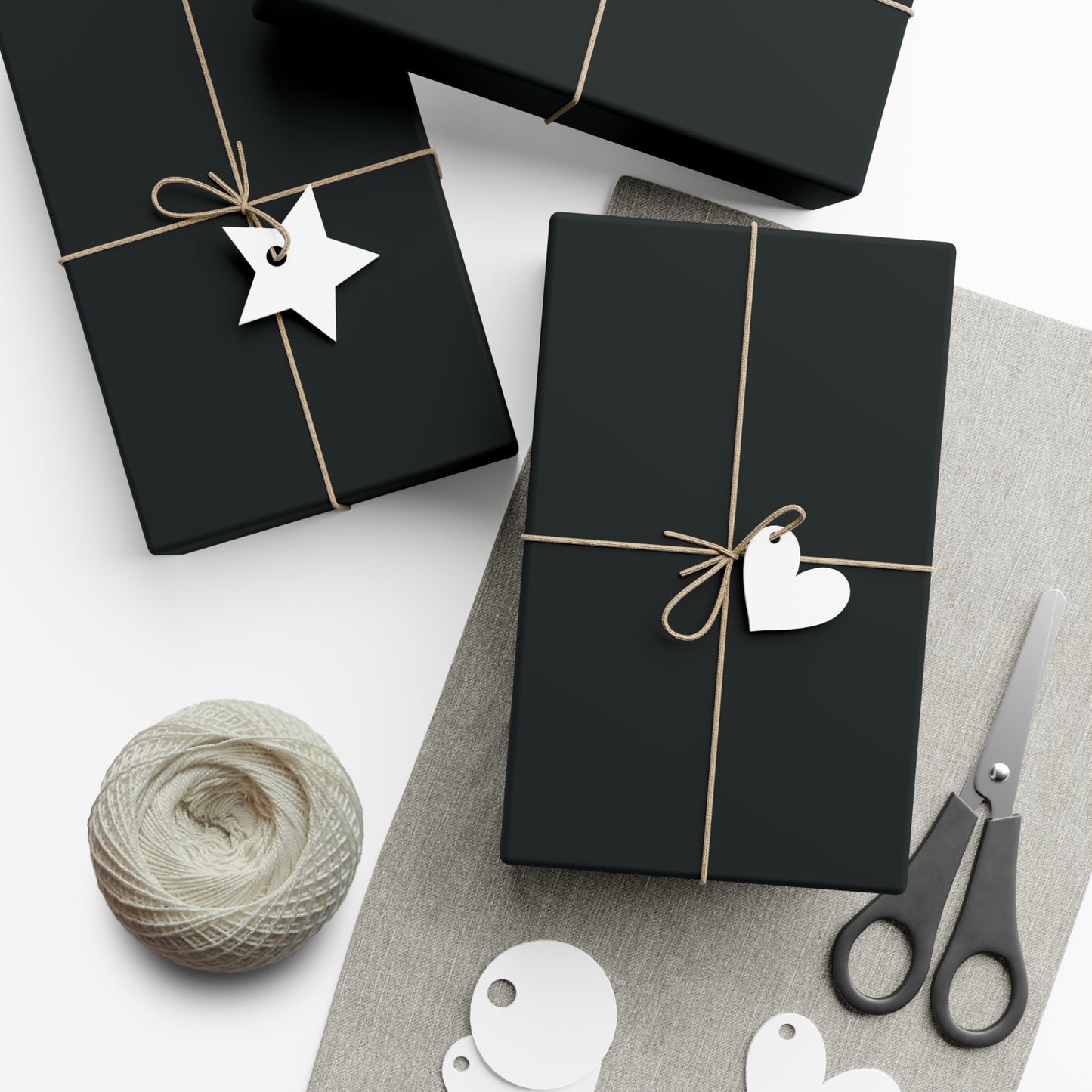 Black Gift Wrapping Paper