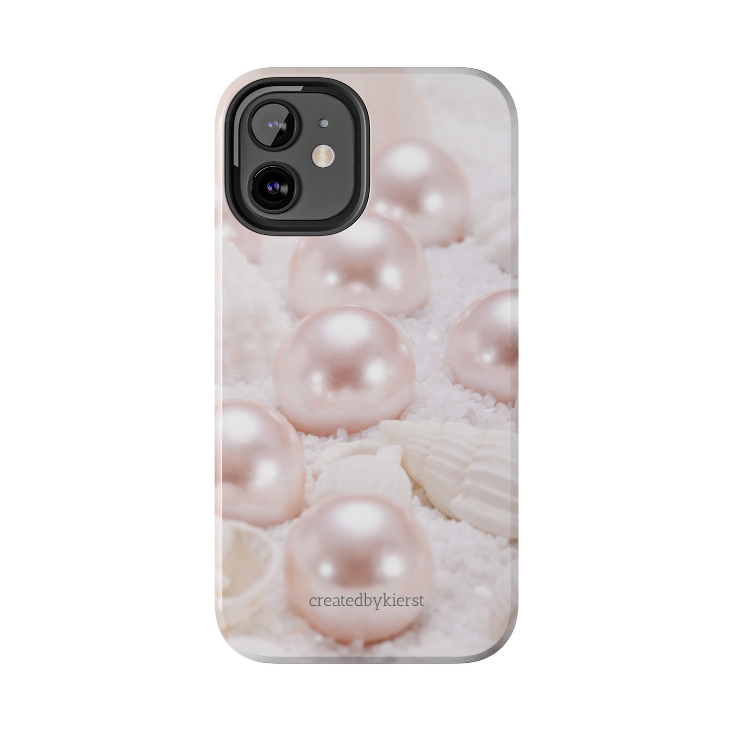 Pink Pearls and Seashells iPhone Case