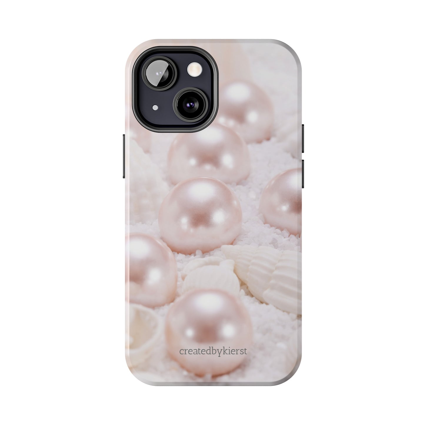 Pink Pearls and Seashells iPhone Case