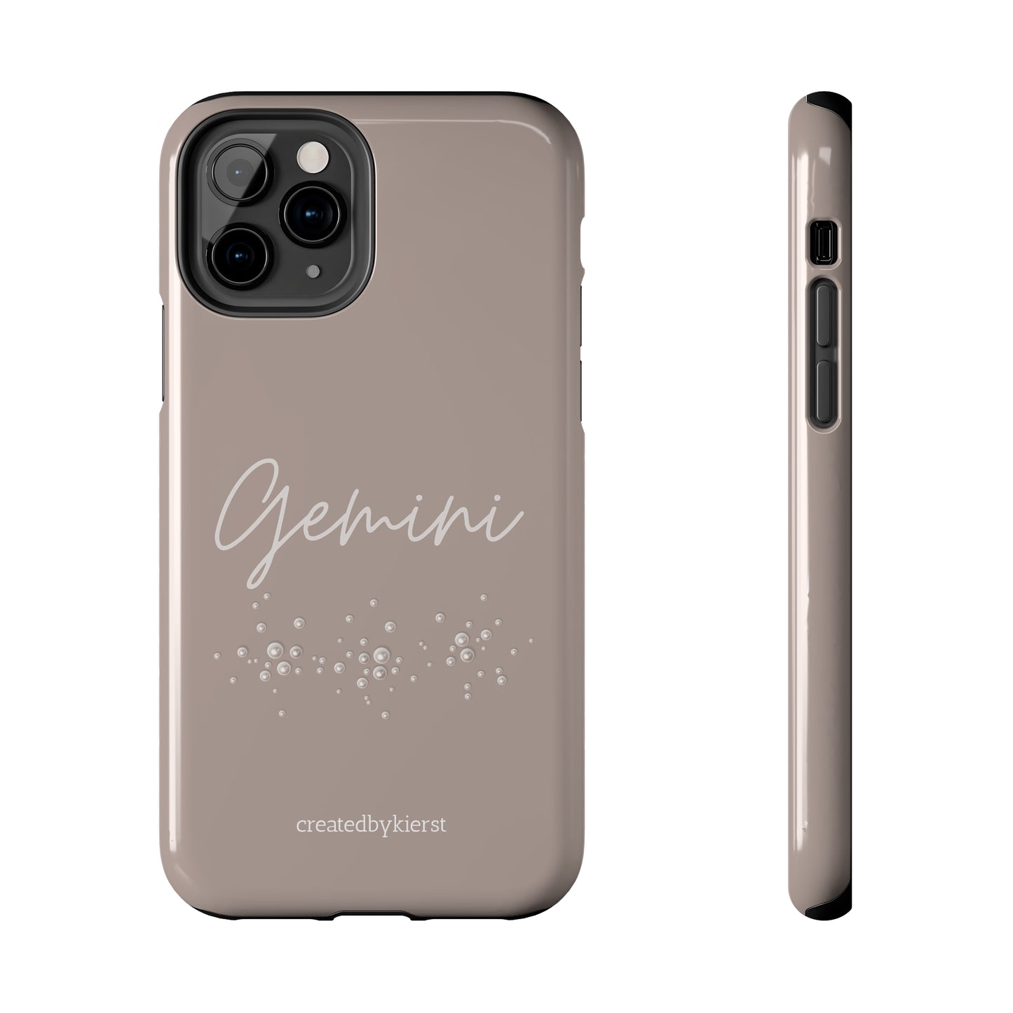 Gemini and Pearls iPhone Case