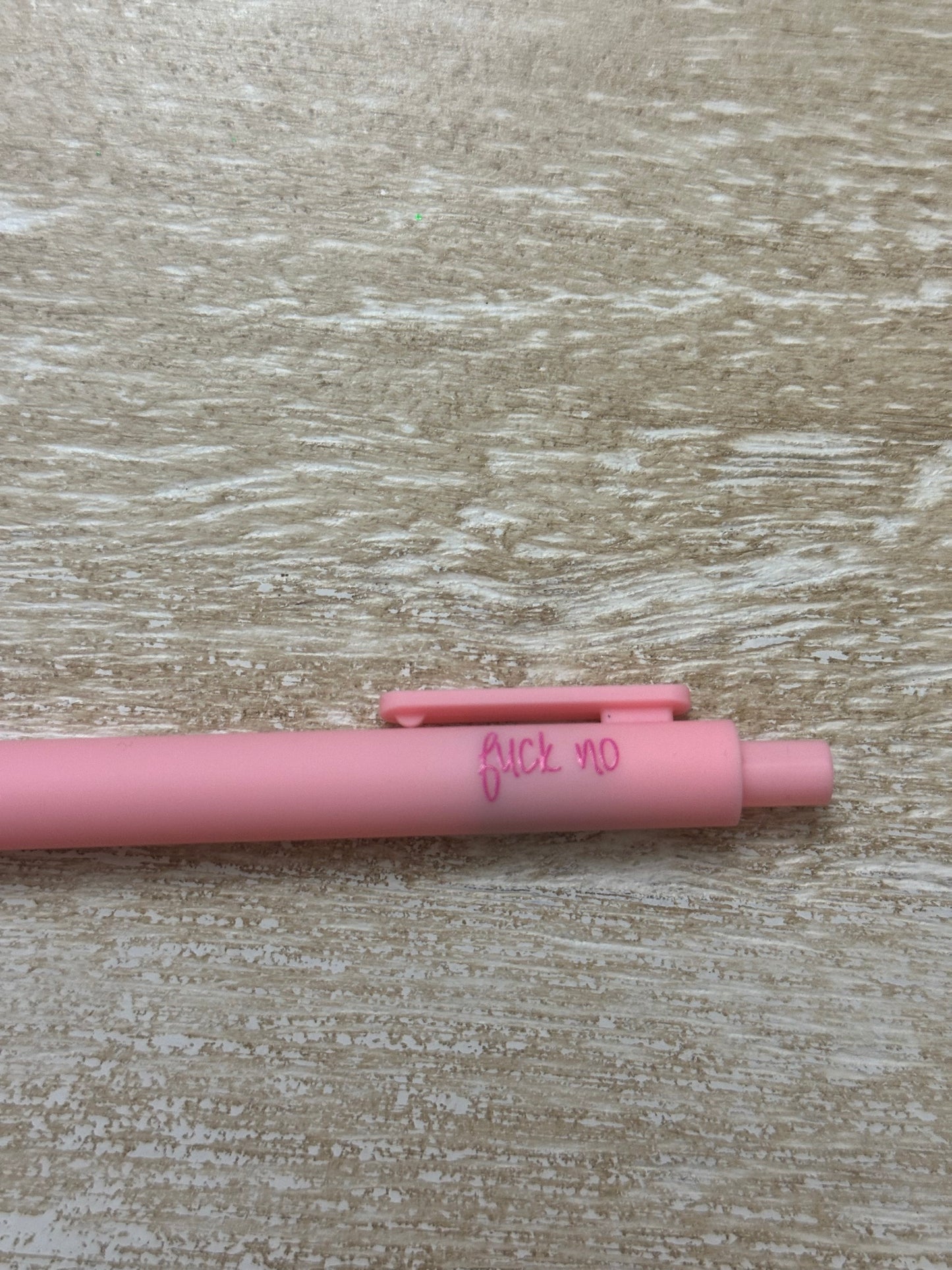 Fuck No Pens - Plastic Click Pens