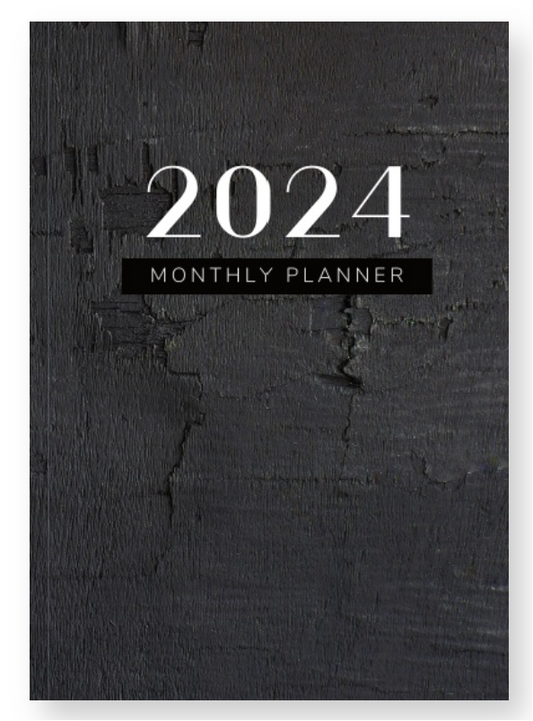 2024 Black Wood Planner