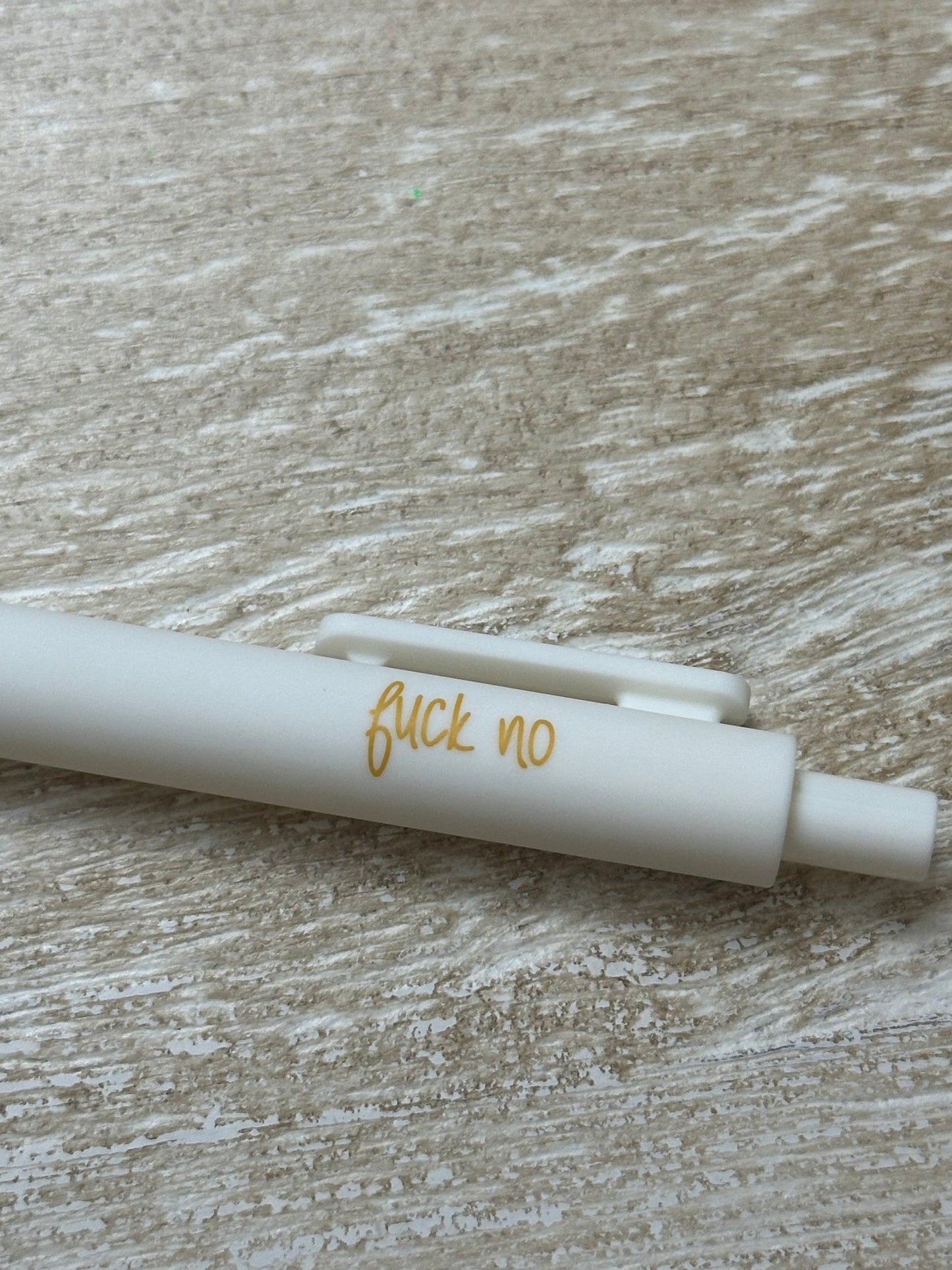 Fuck No Pens - Plastic Click Pens