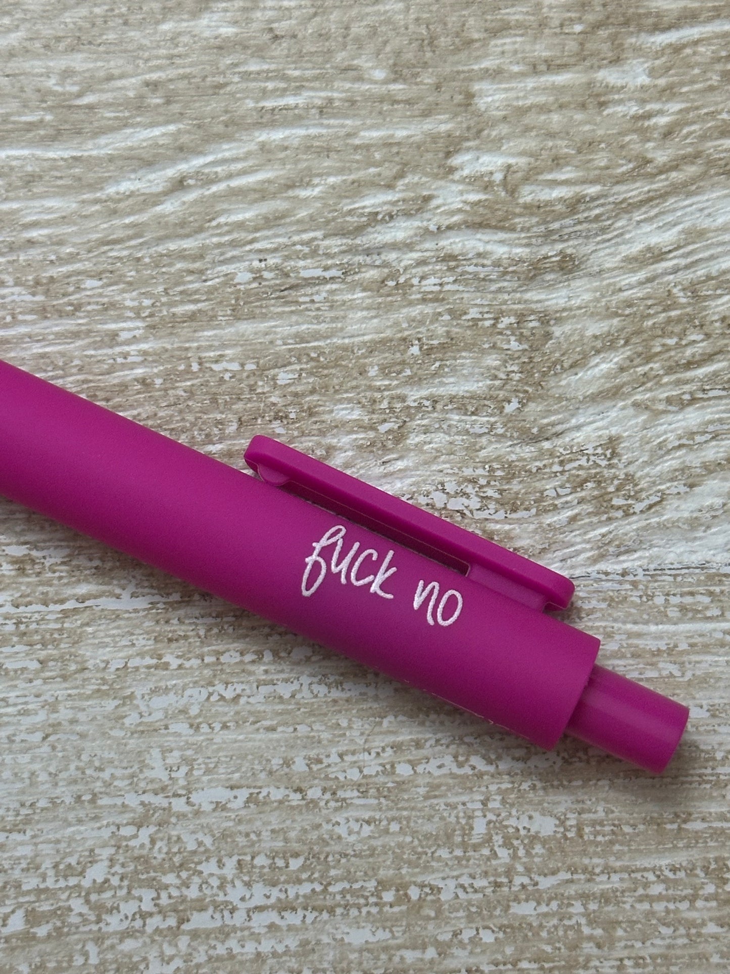 Fuck No Pens - Plastic Click Pens