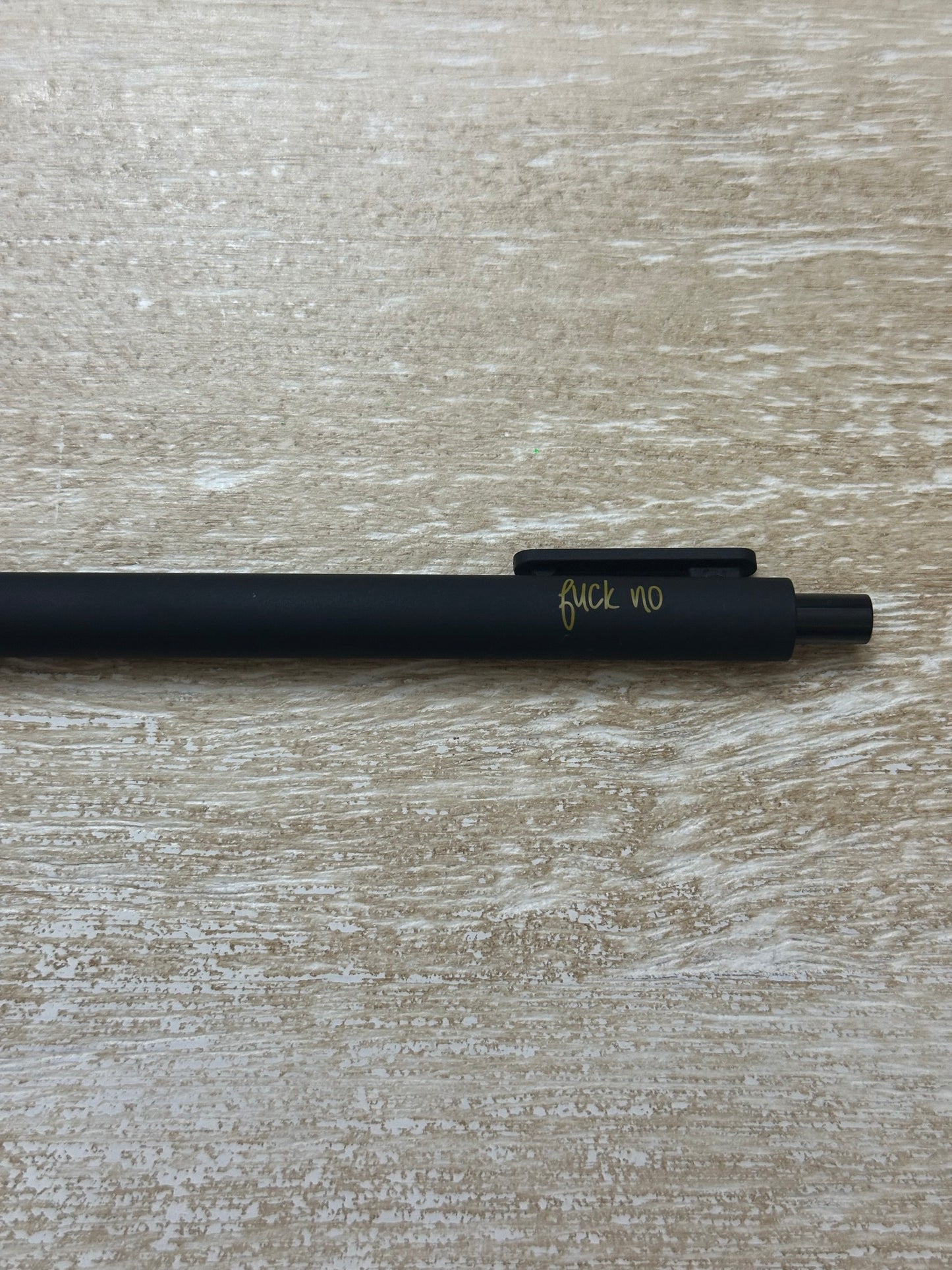 Fuck No Pens - Plastic Click Pens