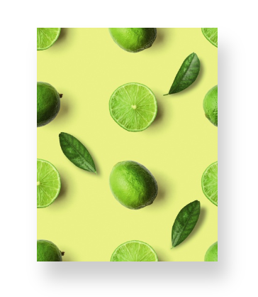 Limes on Green Notebook