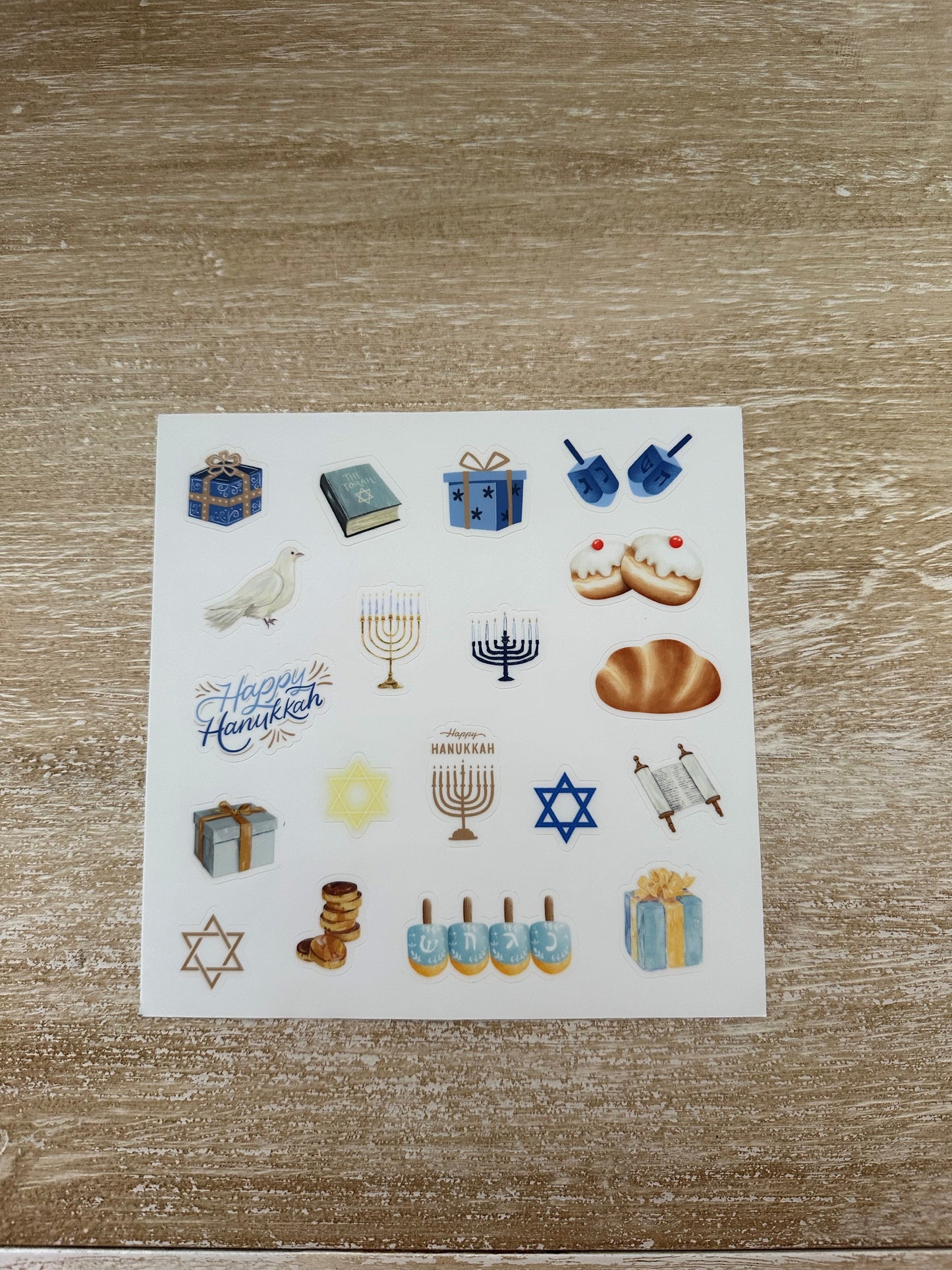 Hanukkah Peel & Stick Gift Stickers