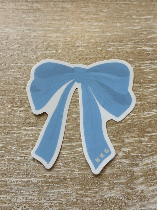 Light Blue Bow Kappa Kappa Gamma Sticker