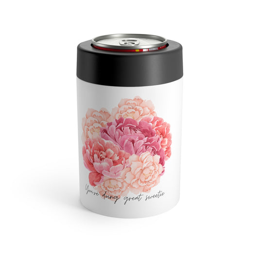 Doing Great Sweetie Bouquet White Can Holder