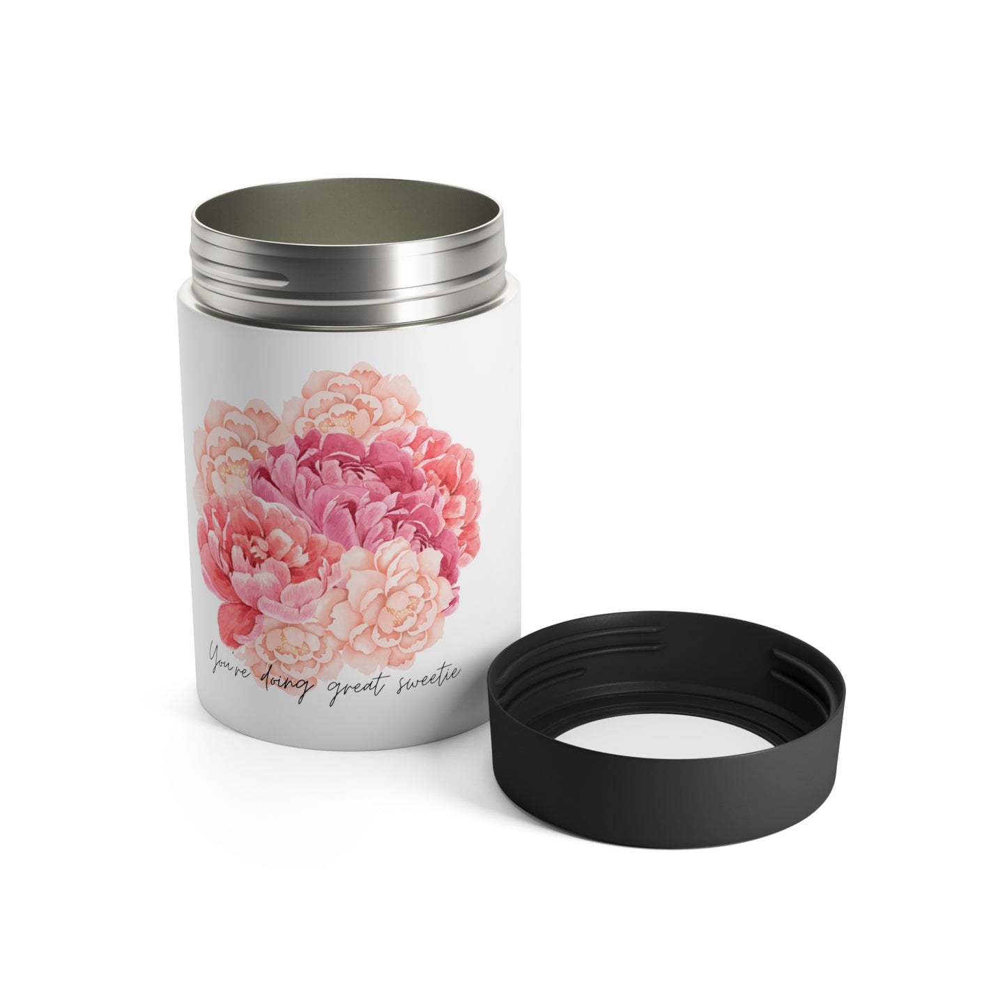 Doing Great Sweetie Bouquet White Can Holder