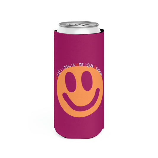 Who I Love II Slim Can Cooler