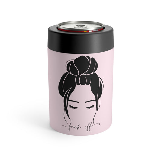 Pink F Off Can Holder