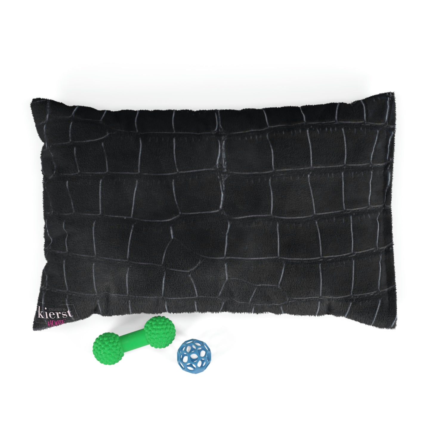 Crocodile Print Pet Bed