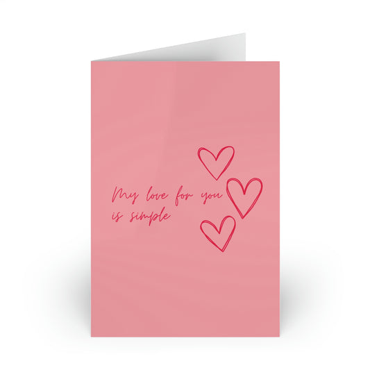 Simple Love Valentine's Day Card