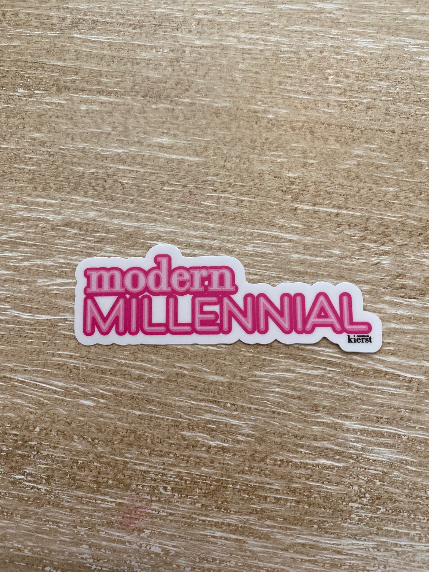 Modern Millennial Sticker - createdbykierst